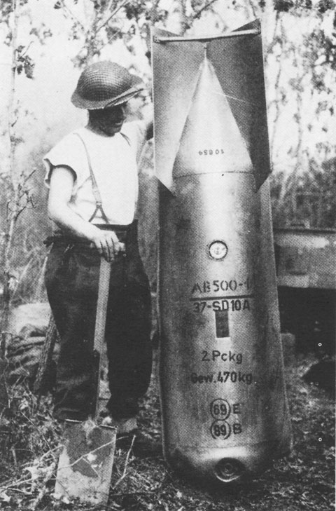  a huge World War Two bomb found on a construction site. The 2-ton bomb 