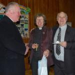 Sir Mike Penning MP, with Lizzie and Tom Hood.